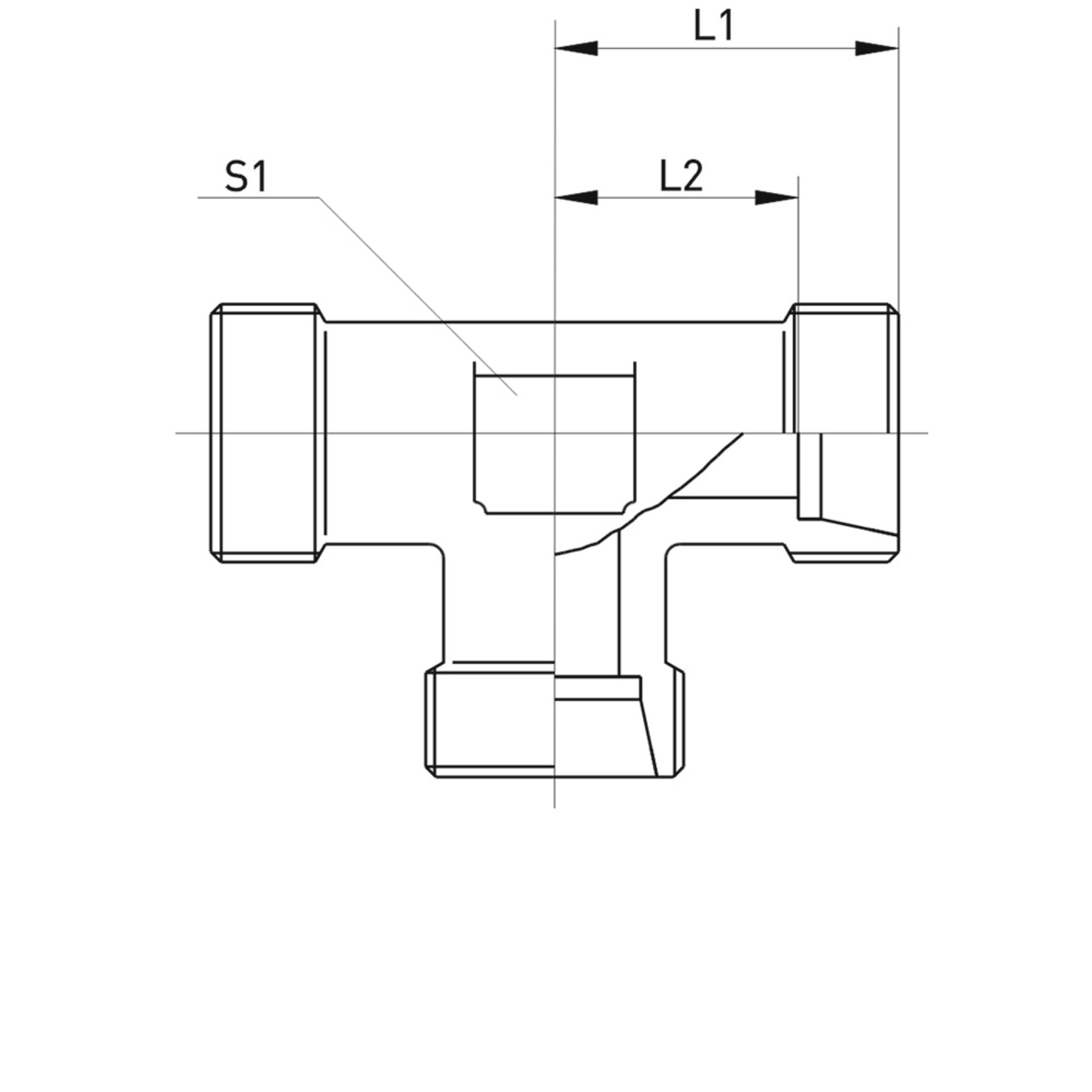 XT T-Stutzen