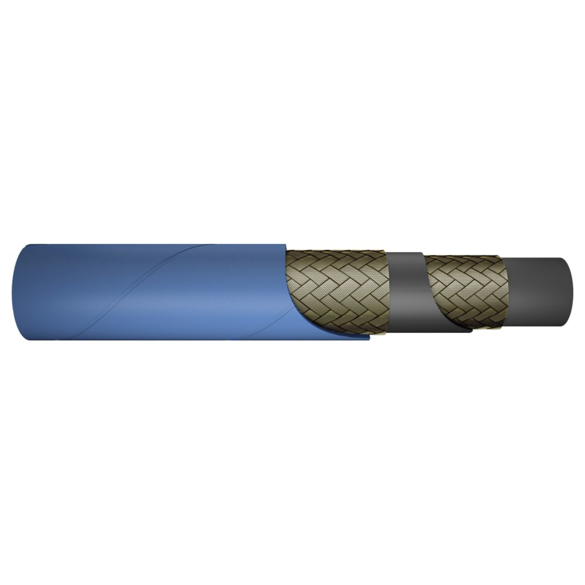 2-Lagen-Waschgeräteschlauch blau